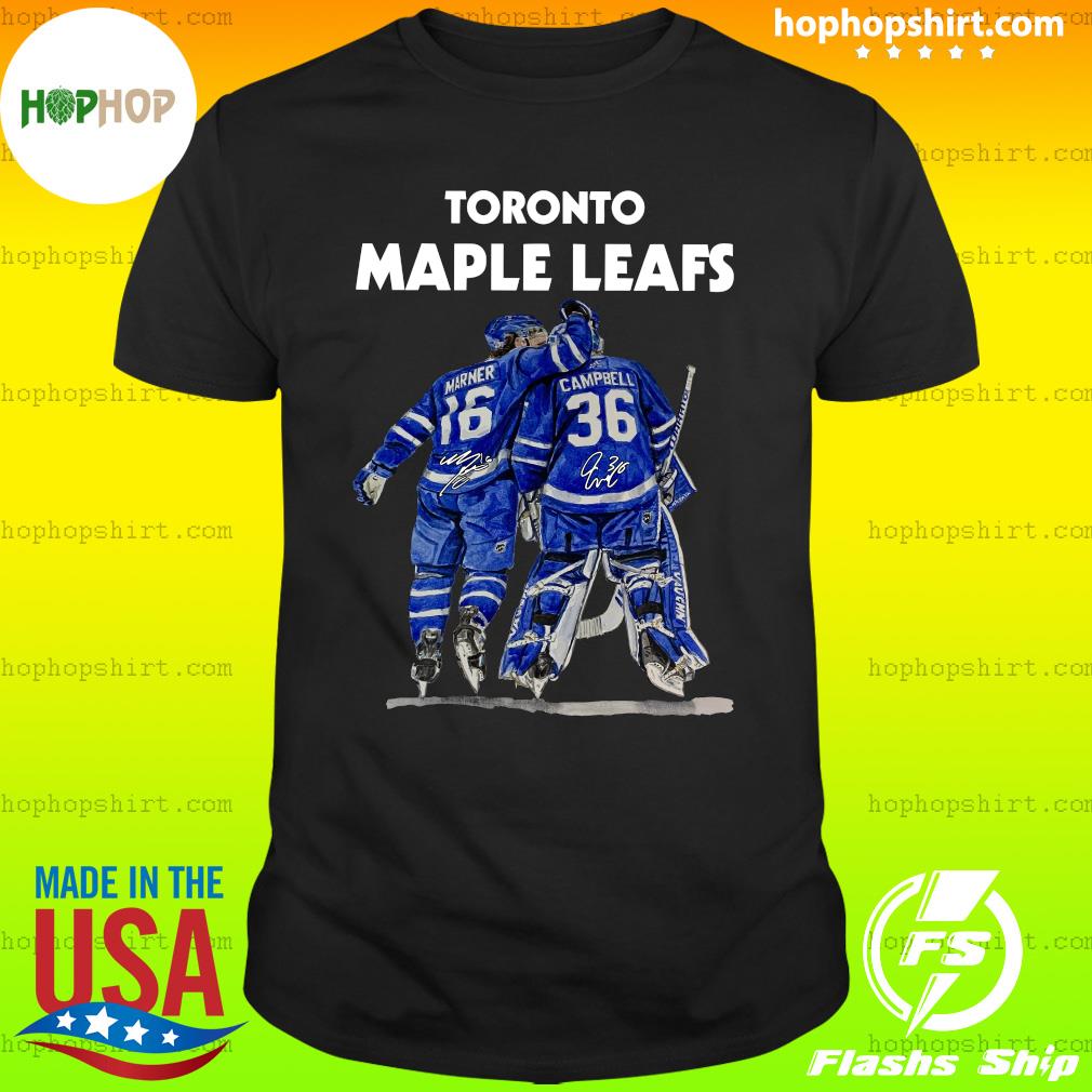 Toronto Maple Leafs Marner And Campbell Signature Shirt
